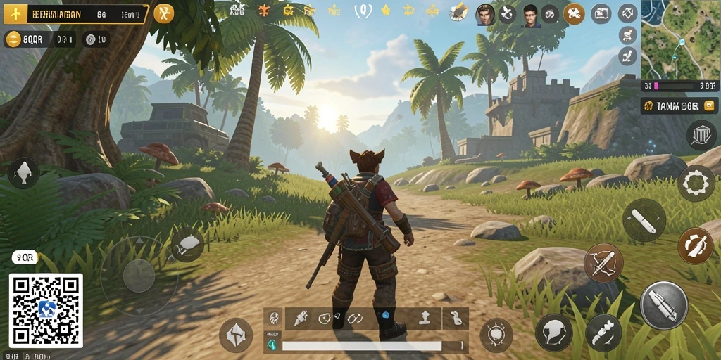 Gameplay menakjubkan di dunia terbuka 8QR.