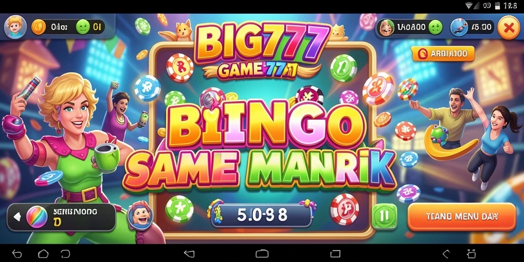 Tampilan screenshot BIG777 menampilkan aksi seru permainan Bingo.