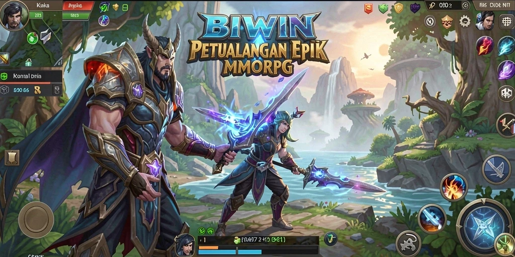 Tangkapan layar gameplay <strong>BIWIN</strong> menampilkan aksi seru dan petualangan epik.