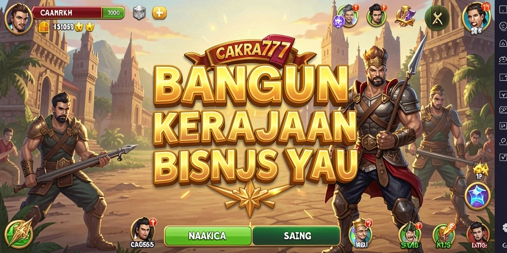 Gameplay seru dalam CAKRA777 menunjukkan proses pengelolaan bisnis.