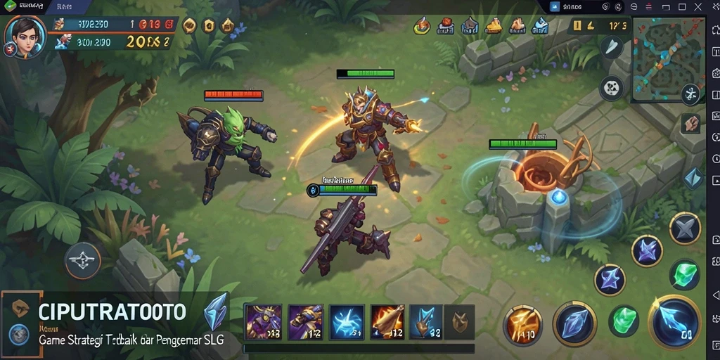 Tampilan gameplay yang menarik dari CIPUTRATOTO saat membangun kerajaan.