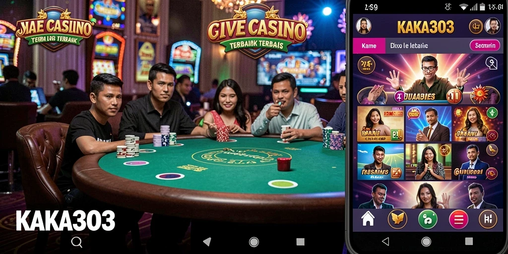 Tampilan gameplay KAKA303 yang mendebarkan dalam sesi Live Casino.
