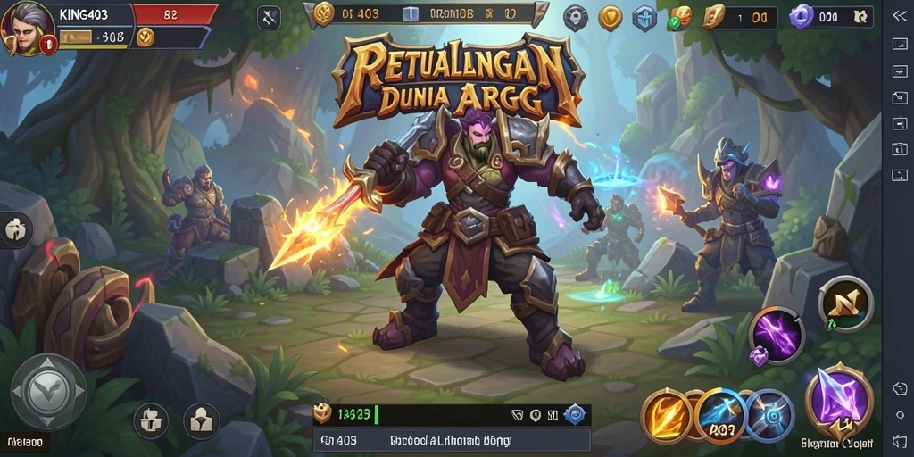 Tampilan gameplay ARPG yang memukau dan penuh aksi.