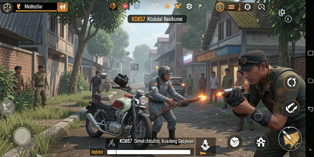 Gameplay KO857 yang seru dalam simulasi pengelolaan sumber daya.