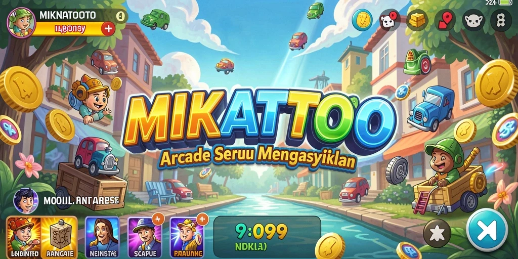 Tampilan gameplay MIKATOTO yang penuh aksi dan tantangan seru.