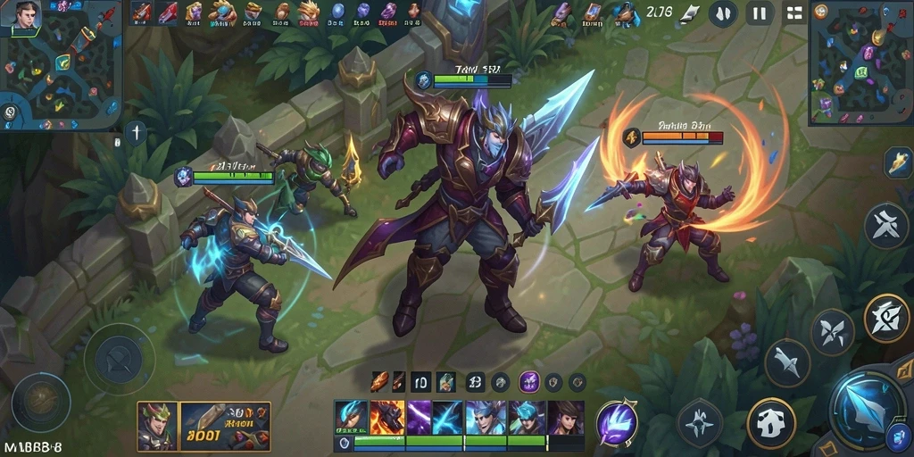Menampilkan gameplay seru dari MLBB8 dengan tantangan Arcade.