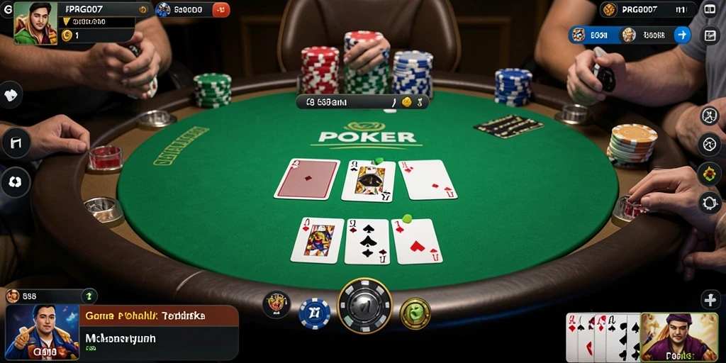 Gameplay mendebarkan PRG007 saat bertanding dalam poker.