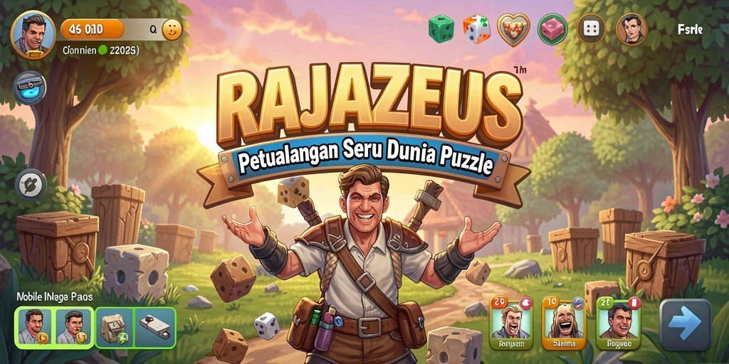 Tampilan gameplay seru dan menantang dari RAJAZEUS.