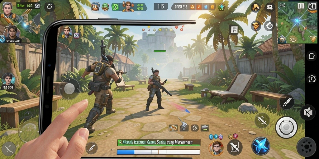 Tampilan gameplay <strong>RK55</strong> yang memikat dan seru.