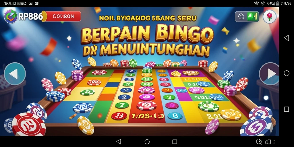Gameplay Bingo yang seru dan interaktif di RP886.