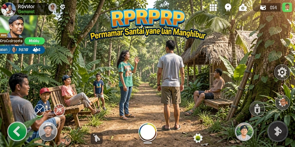 Tampilan gameplay seru dan penuh warna di RPRPRP.