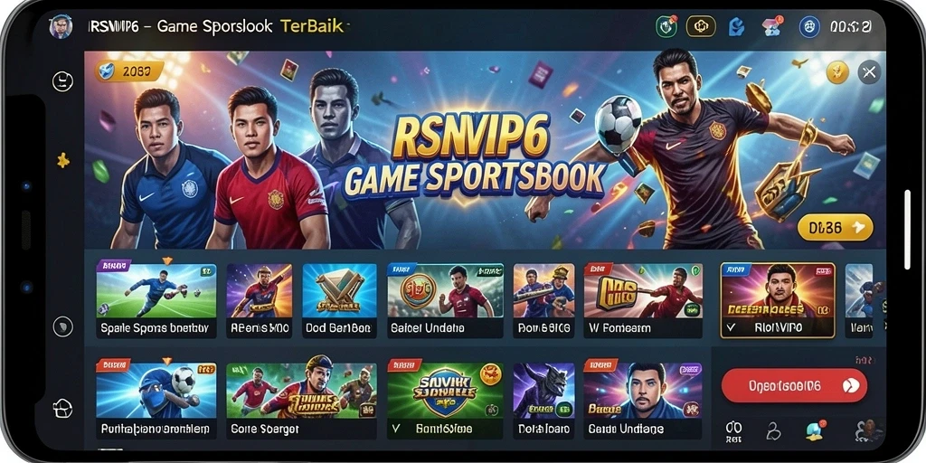 Tampilan gameplay menarik di aplikasi Sportsbook RSNVIP6.