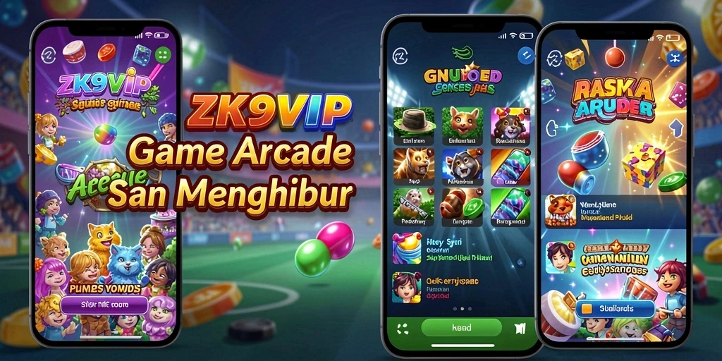 Tampilan menarik gameplay ZK9VIP dalam suasana Arcade.