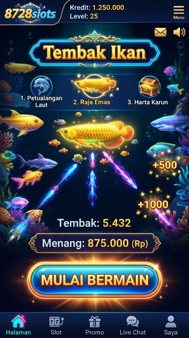 Tampilan antarmuka aplikasi 8728slots yang menarik.